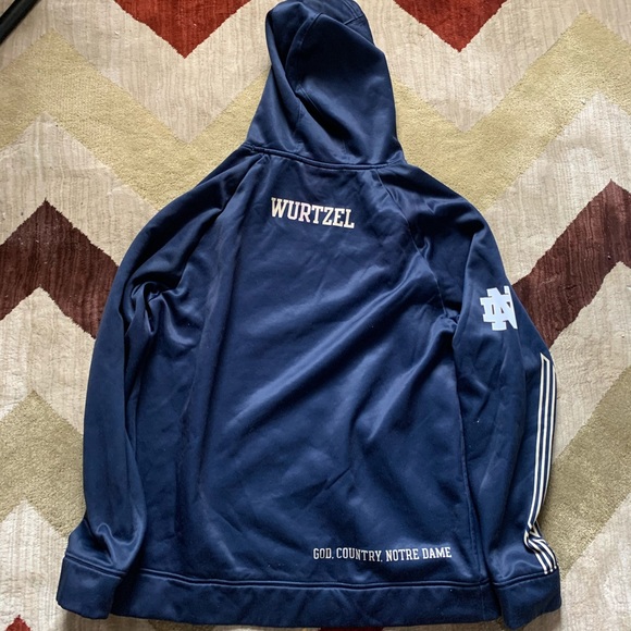 Under armor Note Dame Basketball Hoodie L - Picture 2 of 2